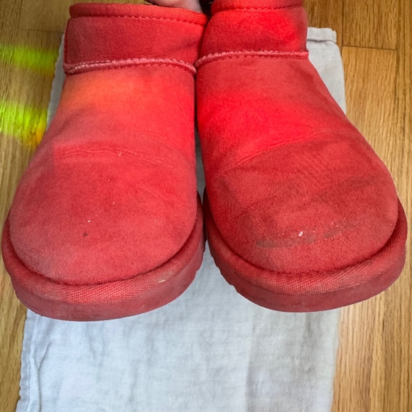 Ugg Classic Ultra Mini Suede/Sheepskin Ankle Booties/Boots Size 8 for Women - Picture 10 of 15